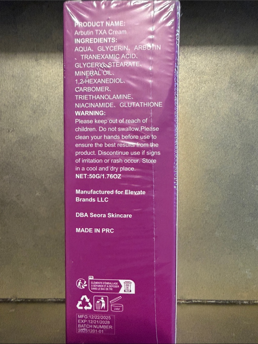 SEORA Skincare Arbutin 7.0+ TXA 4.0 Cream - Picture 3 of 3